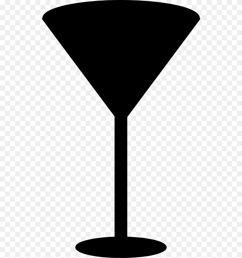 Martini Glass Clipart Hd, Gray Free Png