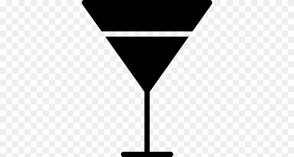 Martini Glass Drink Food Icon With And Vector Format, Gray Png