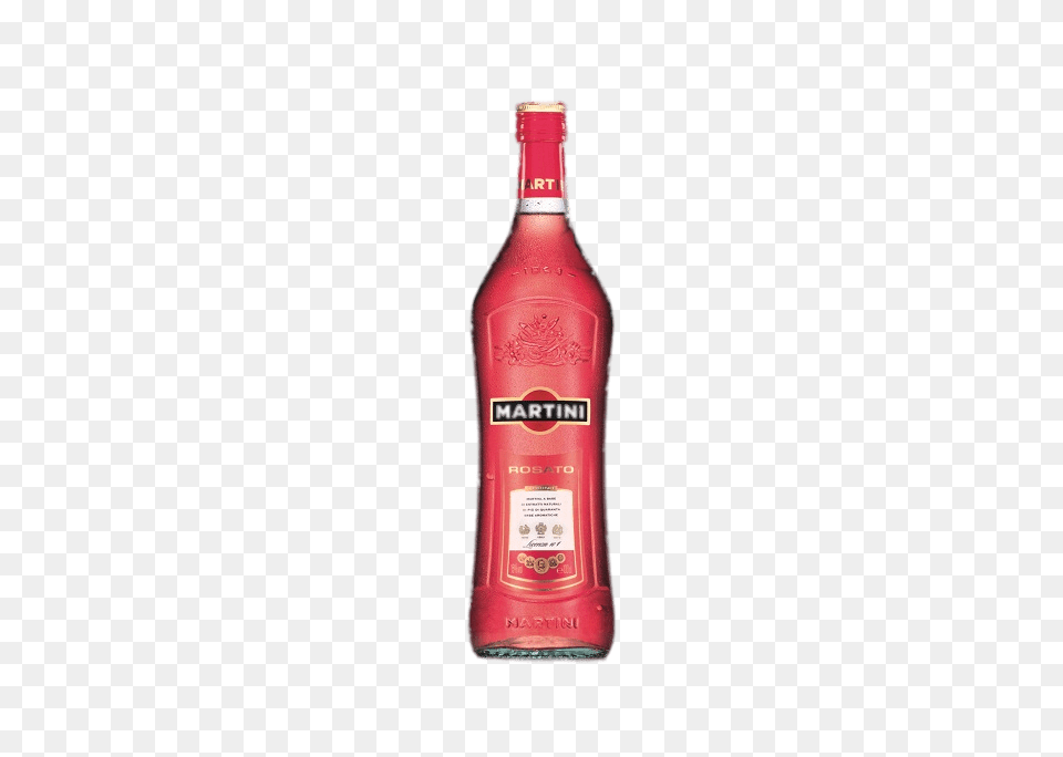 Martini Rosato Bottle, Alcohol, Beverage, Liquor, Food Free Png Download