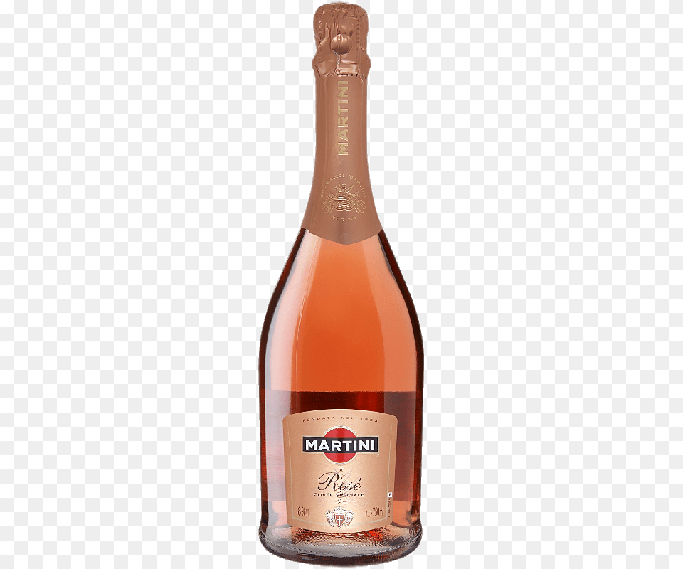 Martini Rose Bottle, Alcohol, Beverage, Liquor, Wine Png