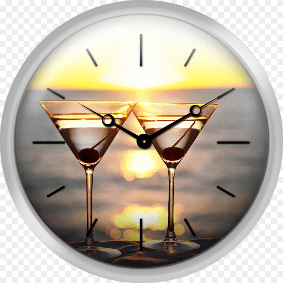 Martinis On Table Outdoors Sunset Happy Hour, Alcohol, Beverage, Cocktail, Machine Free Png Download