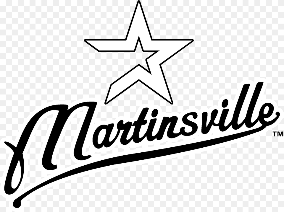 Martinsville Astros Logo Line Art, Symbol, Star Symbol, Dynamite, Weapon Free Transparent Png
