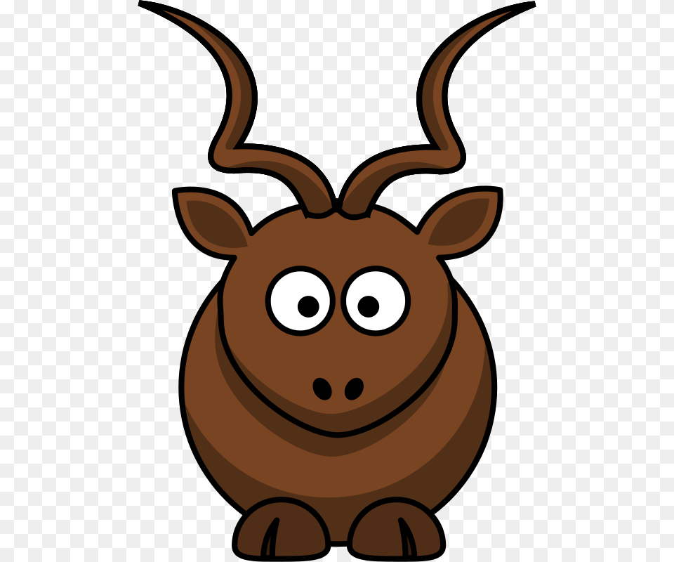 Martouf Cartoon Kudu, Animal, Deer, Mammal, Wildlife Free Png