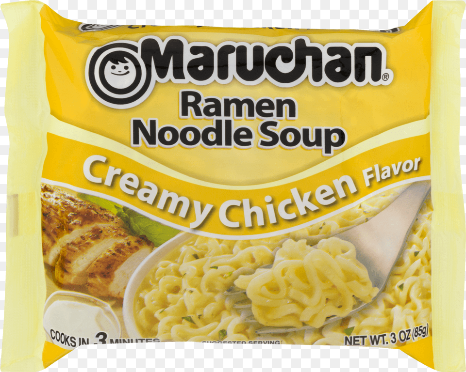 Maruchan Ramen Noodle Soup Creamy Chicken Flavor Maruchan Ramen Creamy Chicken, Food, Pasta, Bread, Macaroni Free Png Download