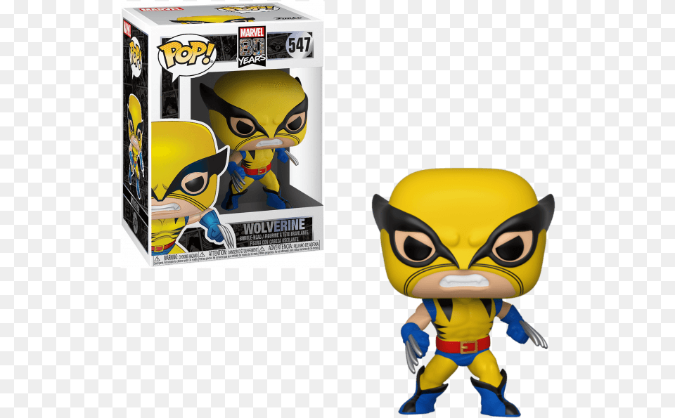 Marvel 80th Pop Vinyl Figure First Appearance Wolverine, Book, Comics, Publication, Baby Free Png