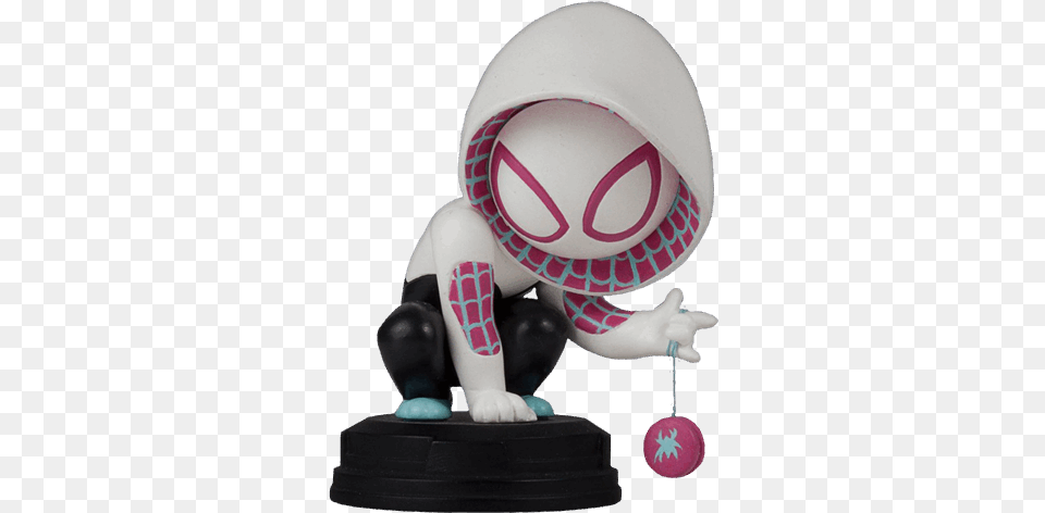 Marvel Animated Spidergwen 35u201d Statue Spider Gwen Animada, Figurine, Ball, Rugby, Rugby Ball Free Png