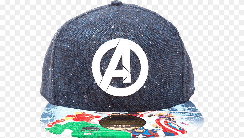 Marvel Avengers Assemble Logo Snapback With Avengers, Baseball Cap, Cap, Clothing, Hat Png