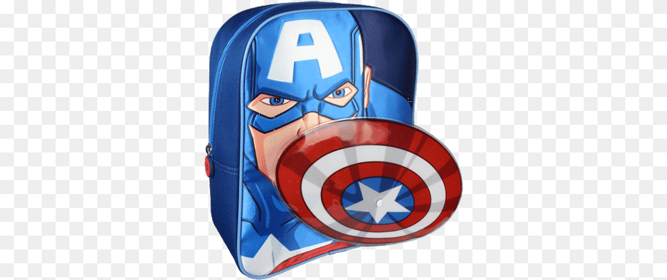 Marvel Avengers Captain America Captain America, Bag, Backpack Free Png Download