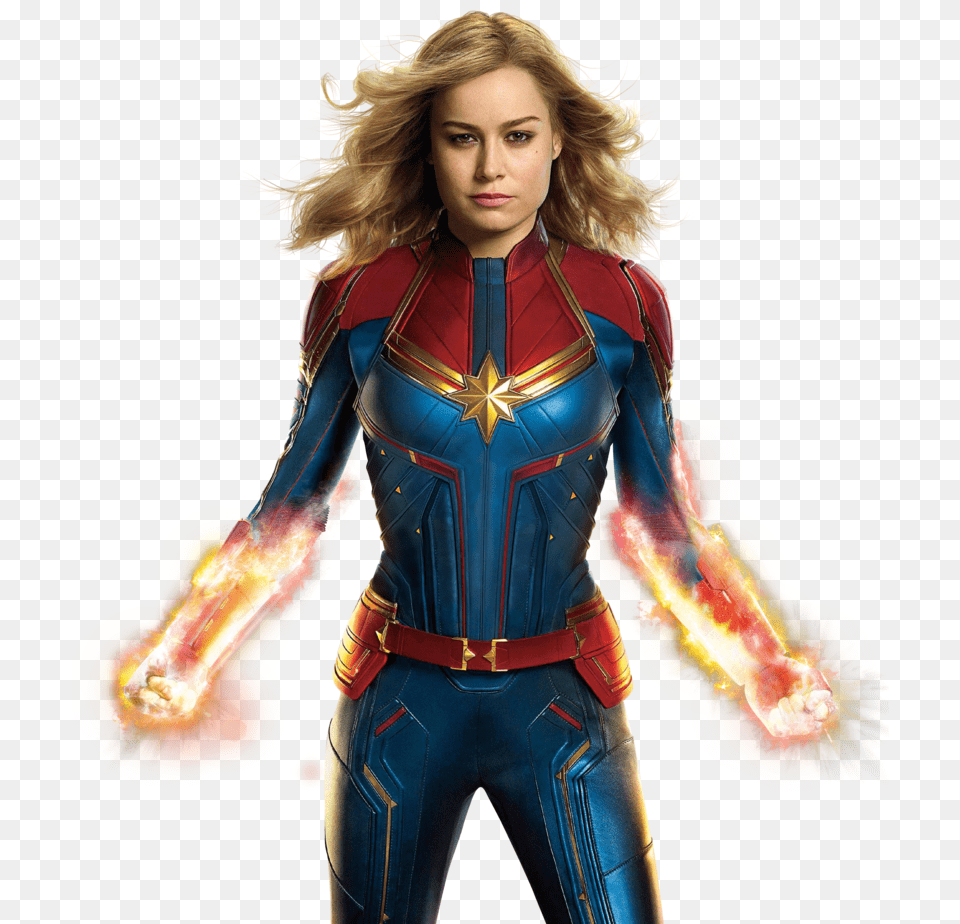 Marvel Avengers Clipart Captain Marvel In Real Life, Adult, Clothing, Costume, Female Free Transparent Png