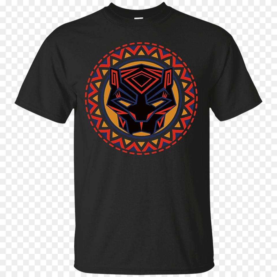 Marvel Black Panther Movie Geometric Pattern Mask T Shirt, Clothing, T-shirt, Symbol, Logo Png Image