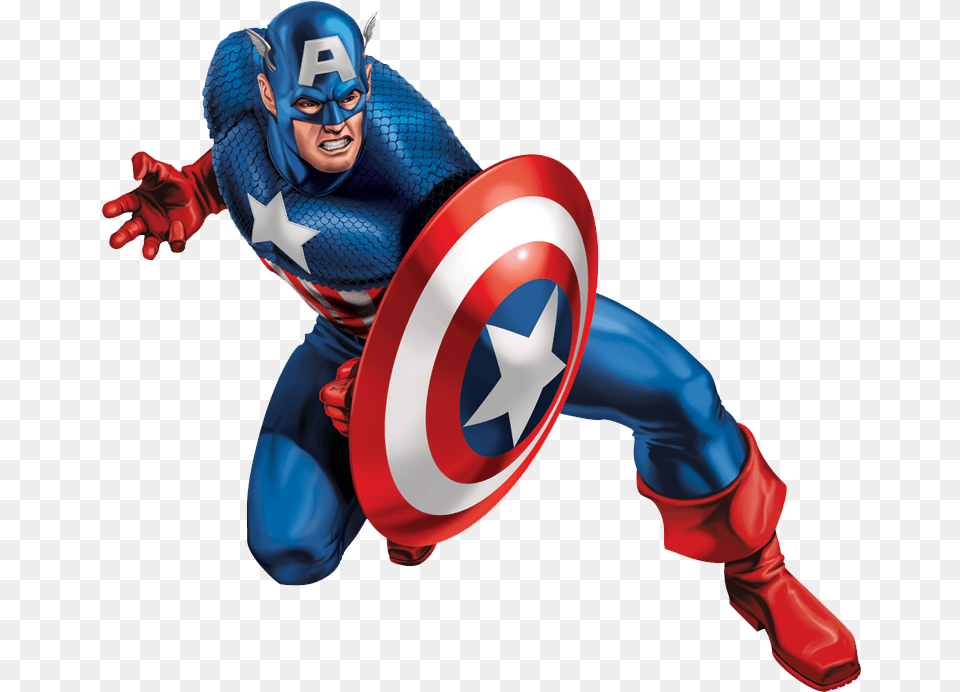 Marvel Captain America Tattoo, Adult, Female, Person, Woman Png