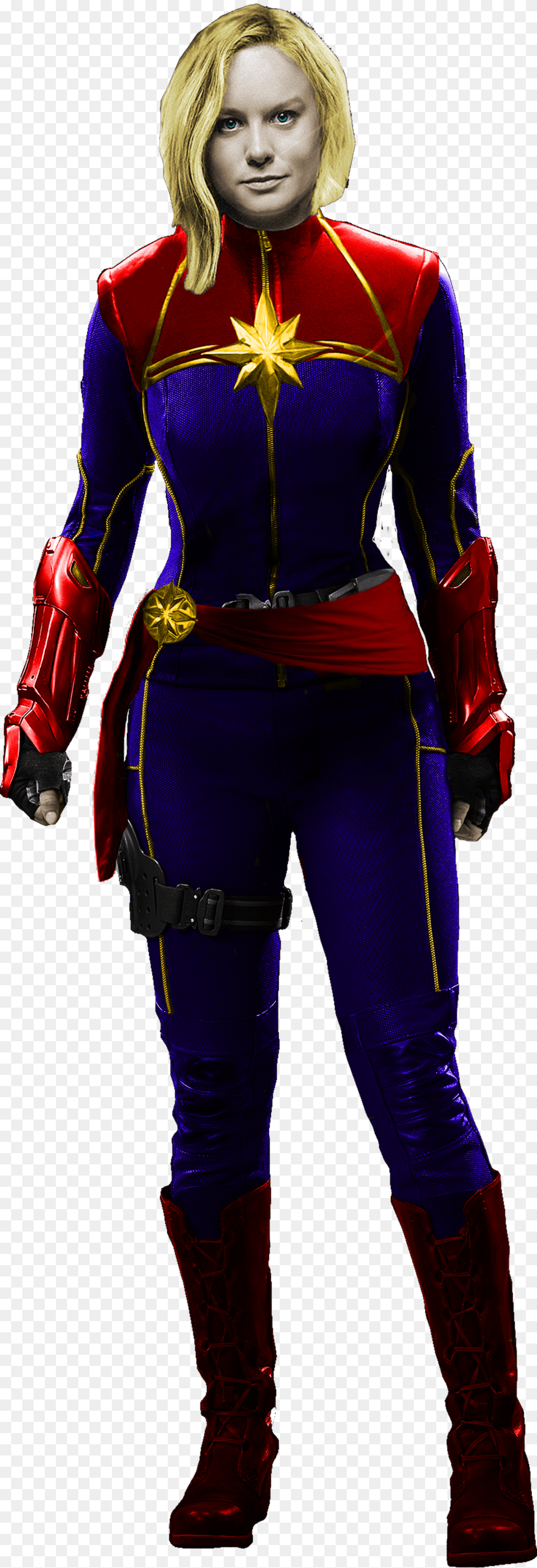 Marvel Captain Marvel, Clothing, Costume, Person, Adult Png