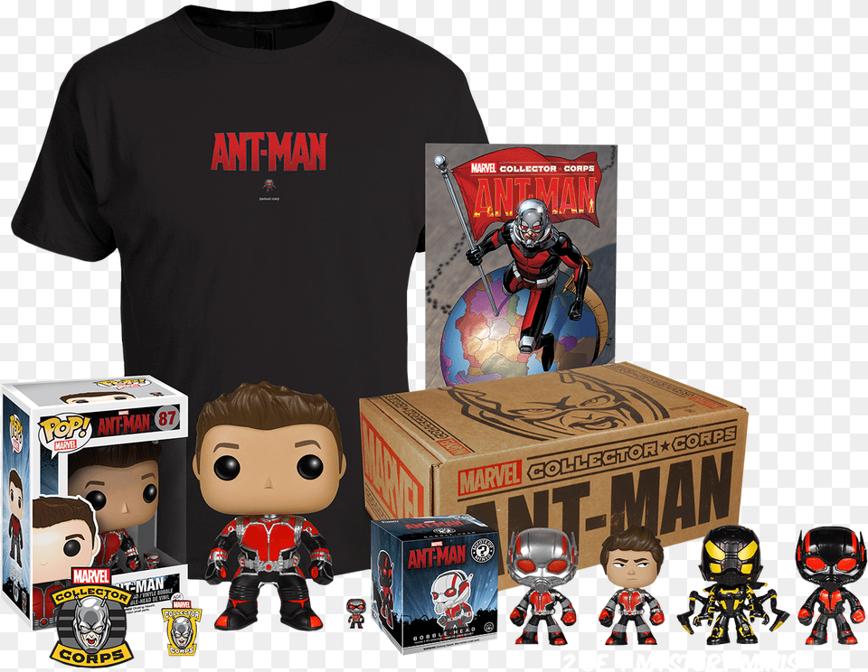 Marvel Collector Corps Ant Man, Toy, Book, Clothing, Comics Png