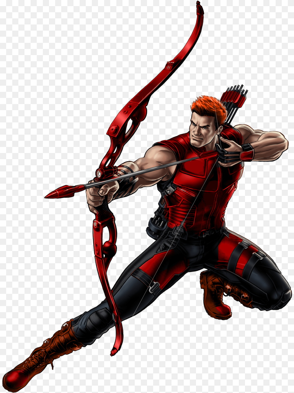 Marvel Comics Hawkeye, Weapon, Archer, Archery, Bow Free Png