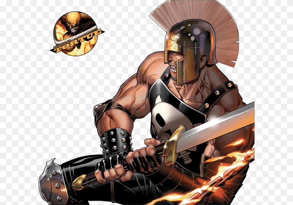 Marvel Comics Phobos, Sword, Weapon, Adult, Male Free Png