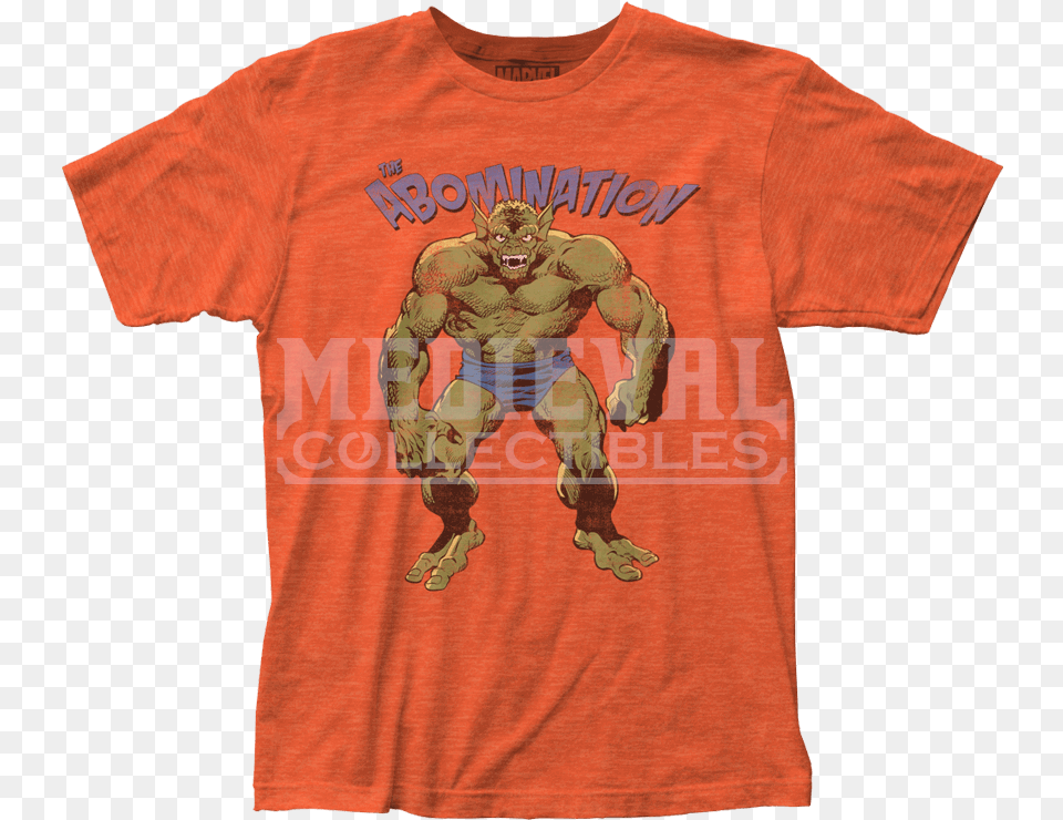 Marvel Comics The Abomination T Shirt Hulk, Clothing, T-shirt, Adult, Male Png