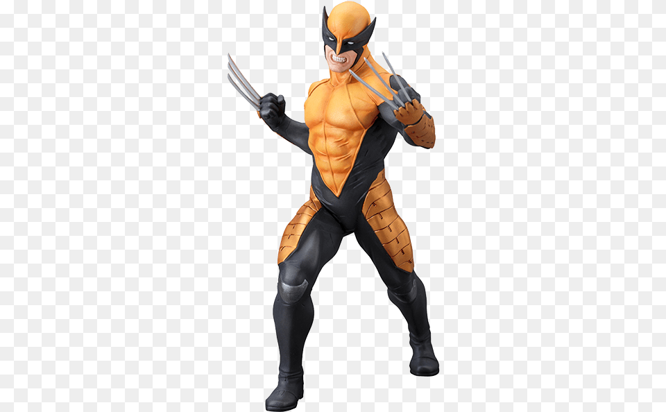 Marvel Comics Wolverine Figure, Clothing, Costume, Person, Adult Free Png Download
