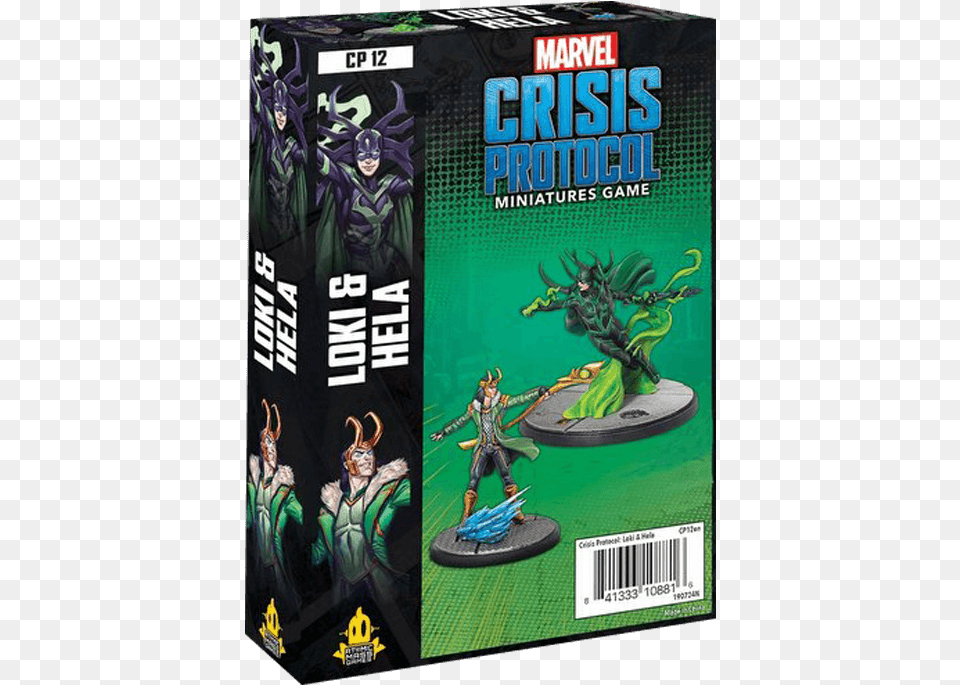 Marvel Crisis Protocol Loki And Hela, Book, Publication, Comics, Person Png Image