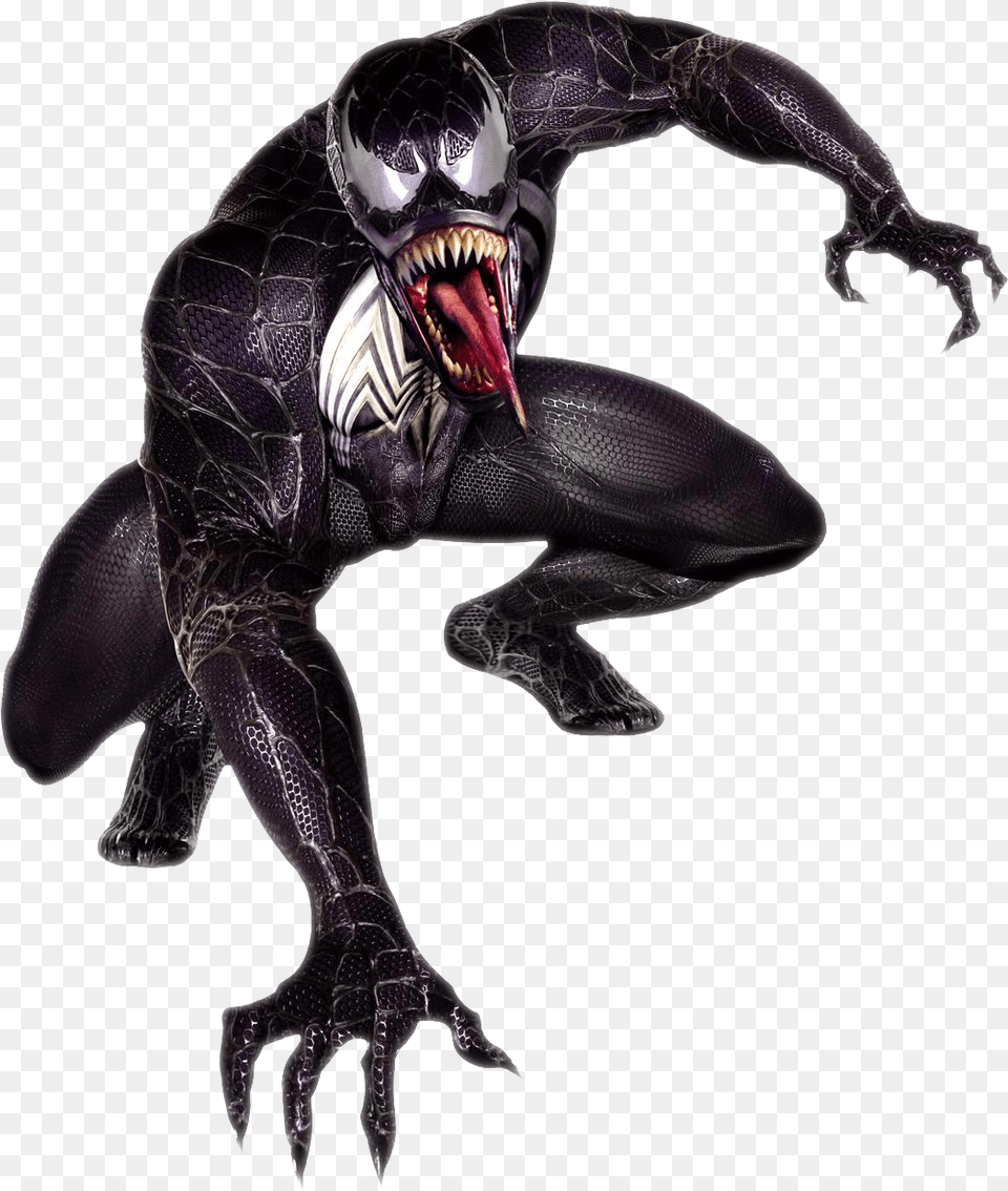 Marvel Database Venom Spiderman 3 Transparent, Electronics, Hardware, Animal, Lizard Png Image