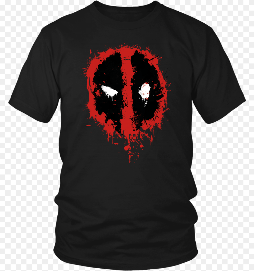 Marvel Deadpool Splatter Icon Shirt Marvel T Shirts Deadpool, Clothing, T-shirt Free Png Download