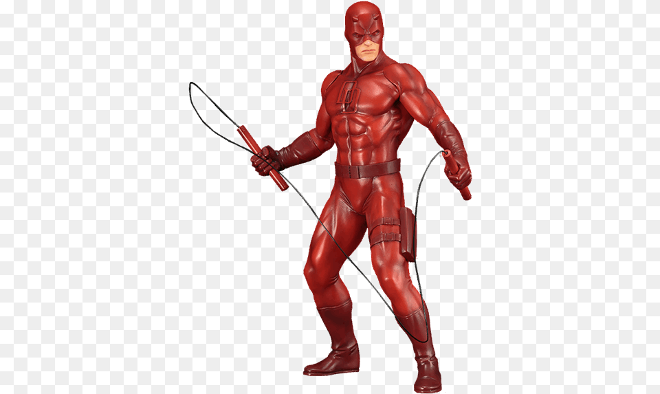 Marvel Defenders Daredevil Artfx Statue, Adult, Male, Man, Person Png