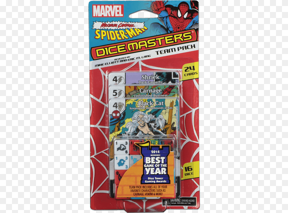 Marvel Dice Masters Spider Man Maximum Carnage Box Carnage, Book, Comics, Publication, Bus Png