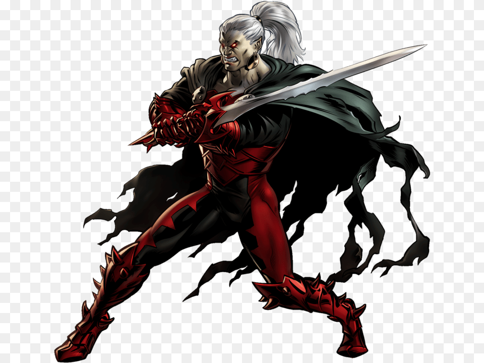 Marvel Dracula, Weapon, Sword, Adult, Person Free Png Download