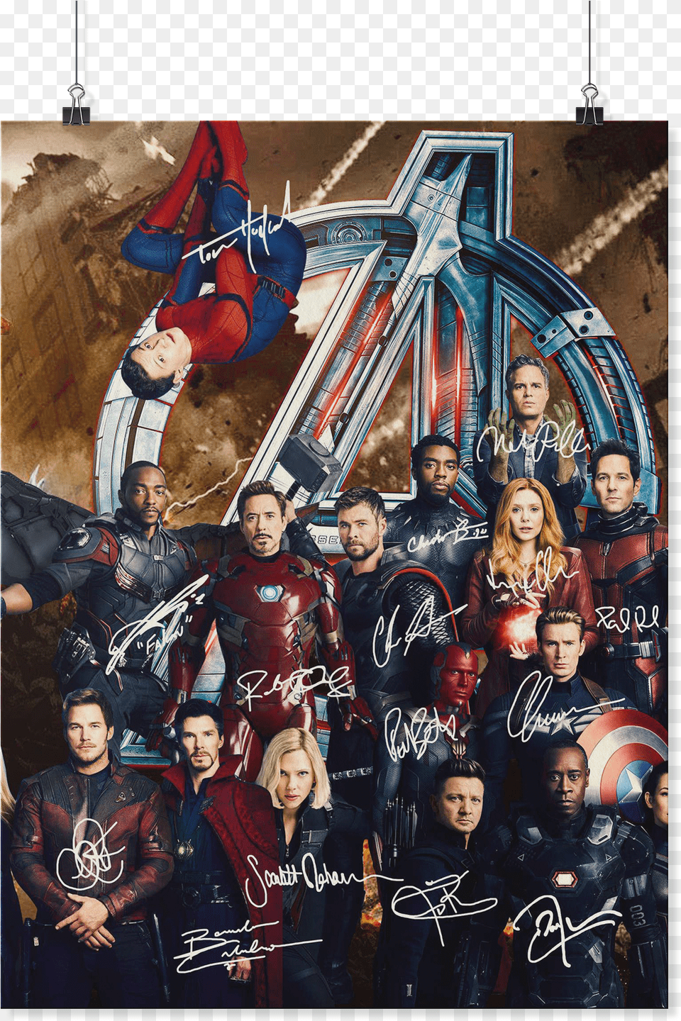 Marvel Endgame Mit Unterschrift Poster, Person, People, Adult, Man Free Png