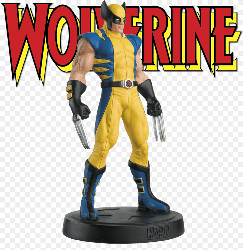 Marvel Fact Files Wolverine, Figurine, Adult, Male, Man Free Png Download