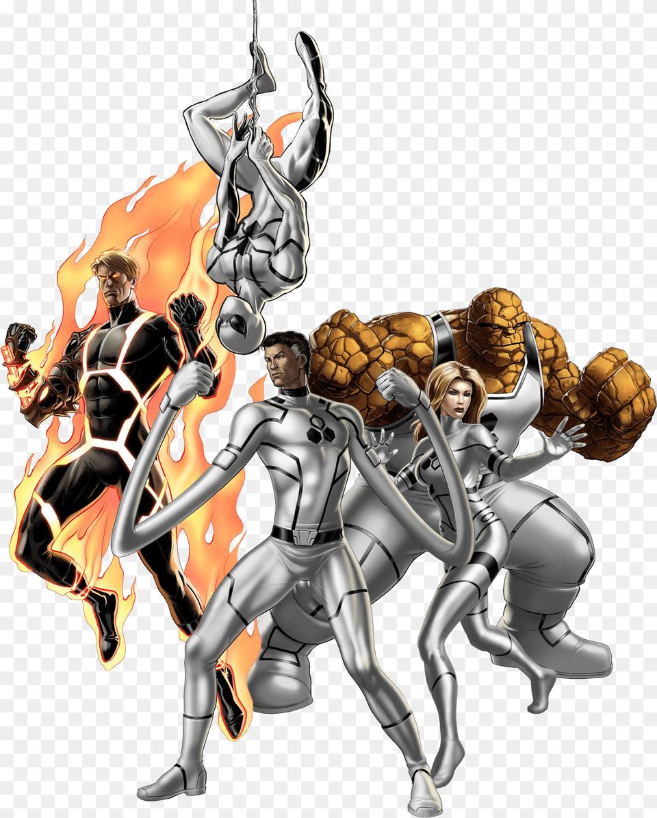 Marvel Fantastic Four Future Foundation, Publication, Book, Comics, Person Png