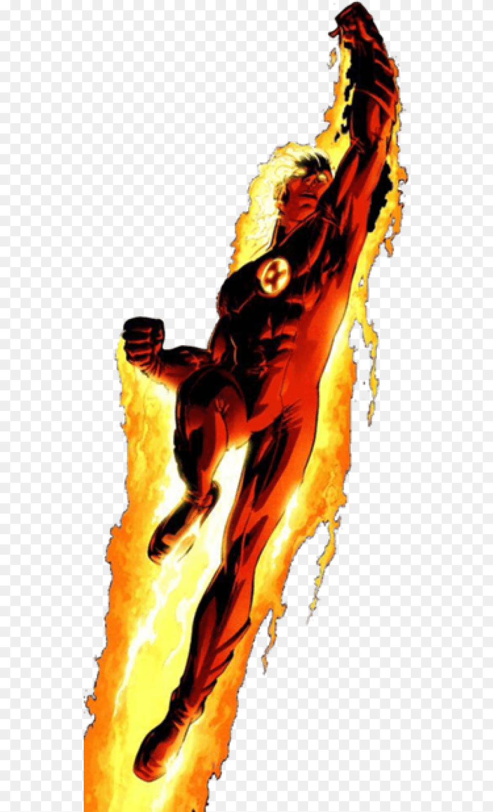 Marvel Fantastic Four Logo Images Gallery Marvel Human Torch Fantastic Four, Fire, Flame, Adult, Female Free Transparent Png