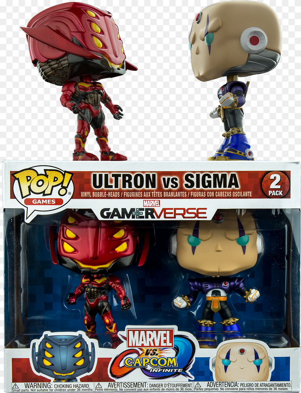 Marvel Funko Pop Ultron Vs Sigma, Toy, Baby, Person, Figurine Free Png Download