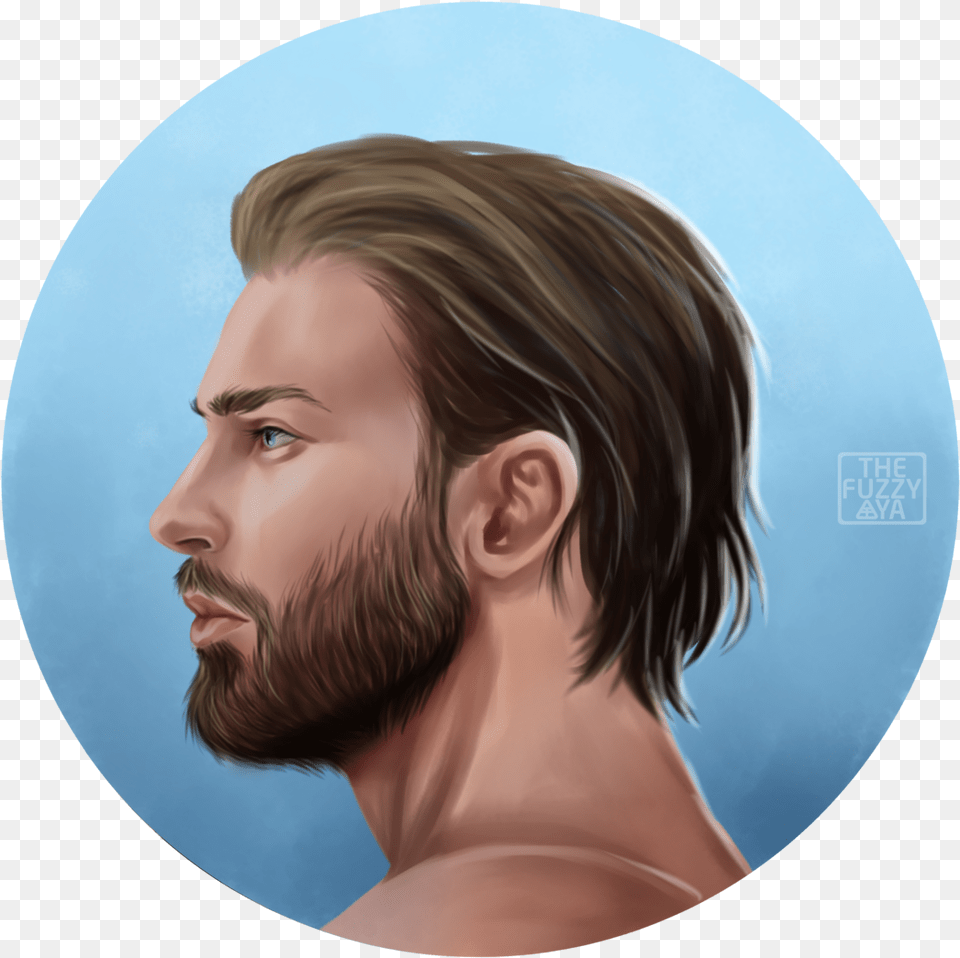 Marvel Funny Captain America And Bucky Hair Design, Adult, Photography, Person, Head Free Png Download