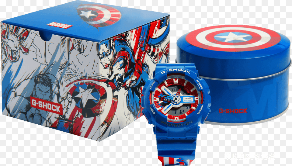 Marvel G Shock Watch, Wristwatch, Person, Face, Head Free Png Download