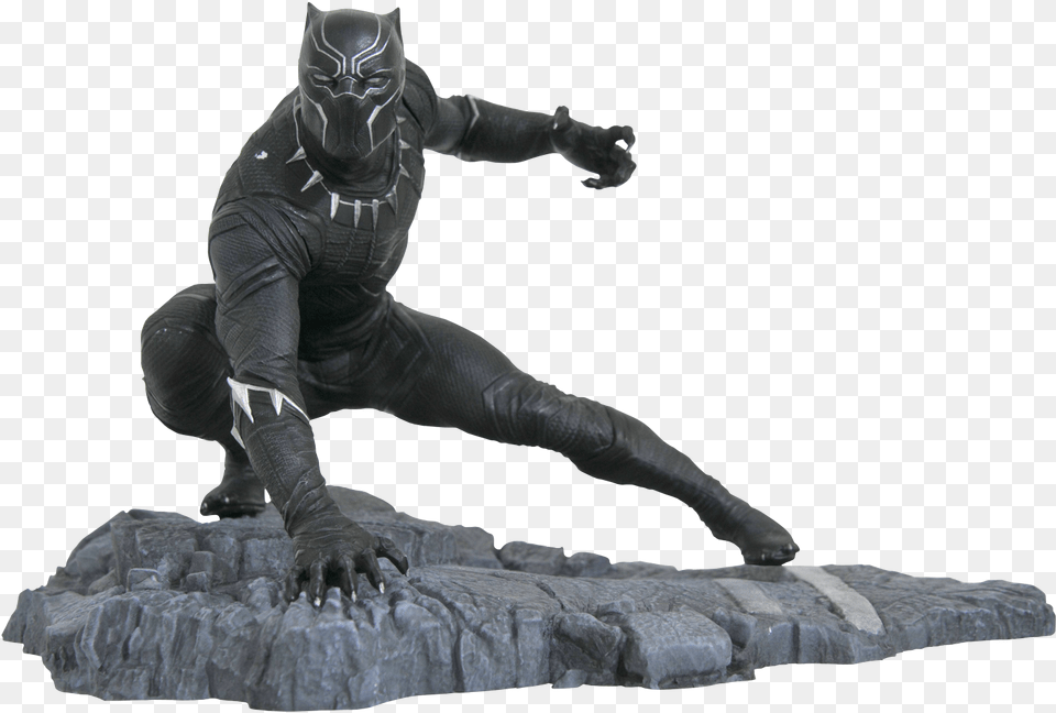 Marvel Gallery Black Panther, Adult, Male, Man, Person Free Transparent Png