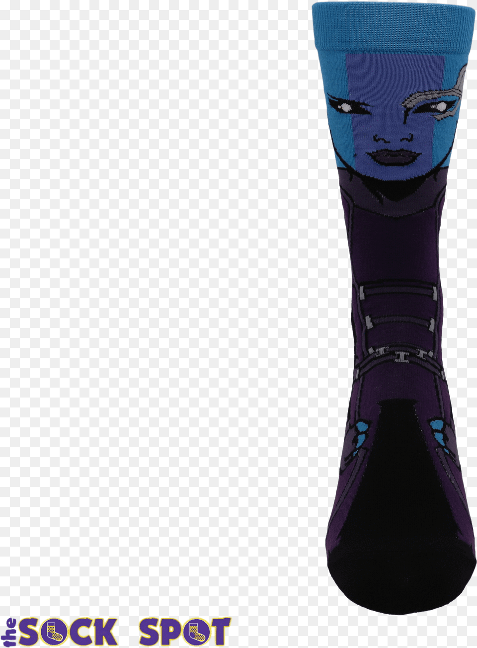 Marvel Guardians Of The Galaxy Nebula 360 Superhero Sock, Person, Face, Head, Brace Free Transparent Png