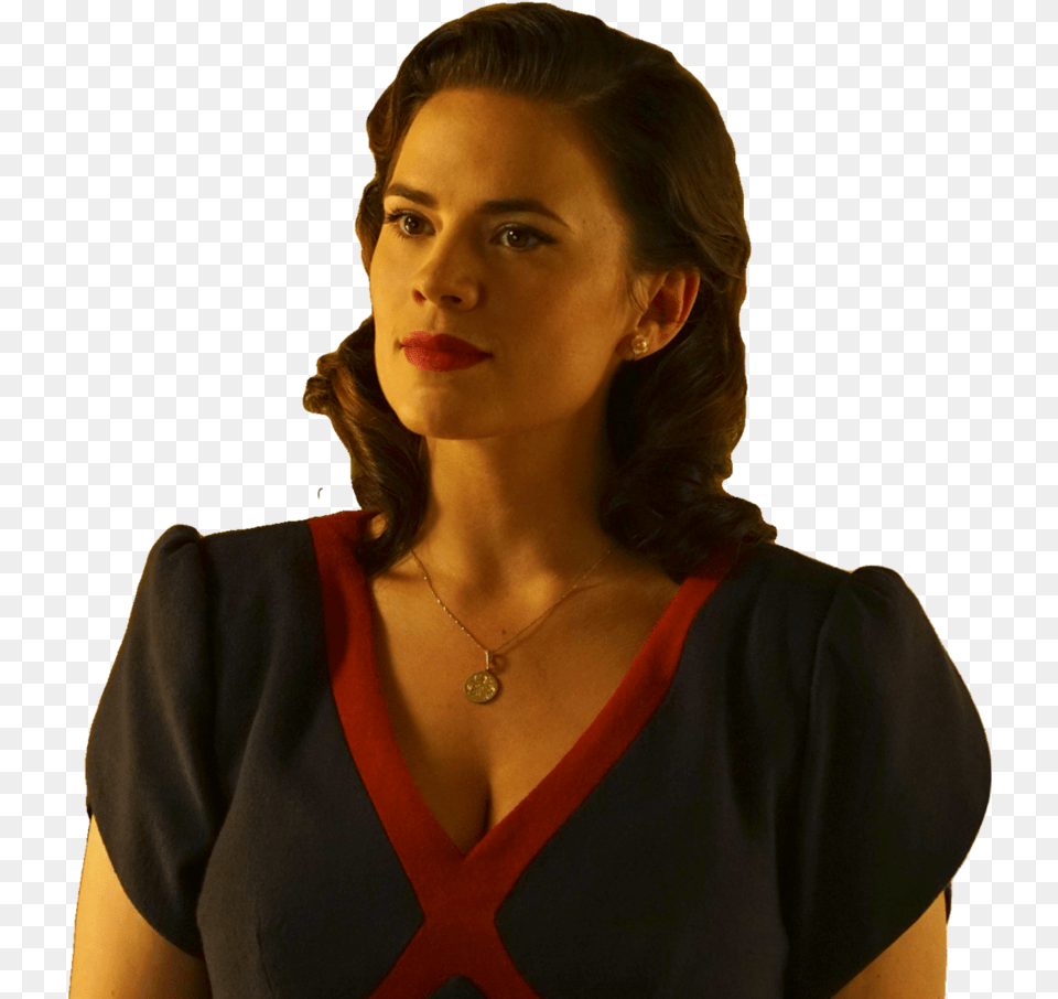 Marvel Hayley Atwell Peggy Carter, Accessories, Person, Pendant, Woman Free Transparent Png