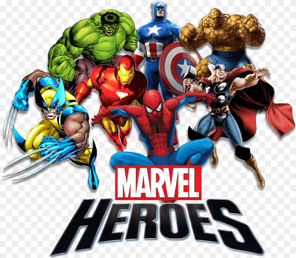Marvel Heroes, Book, Comics, Publication, Person Free Png