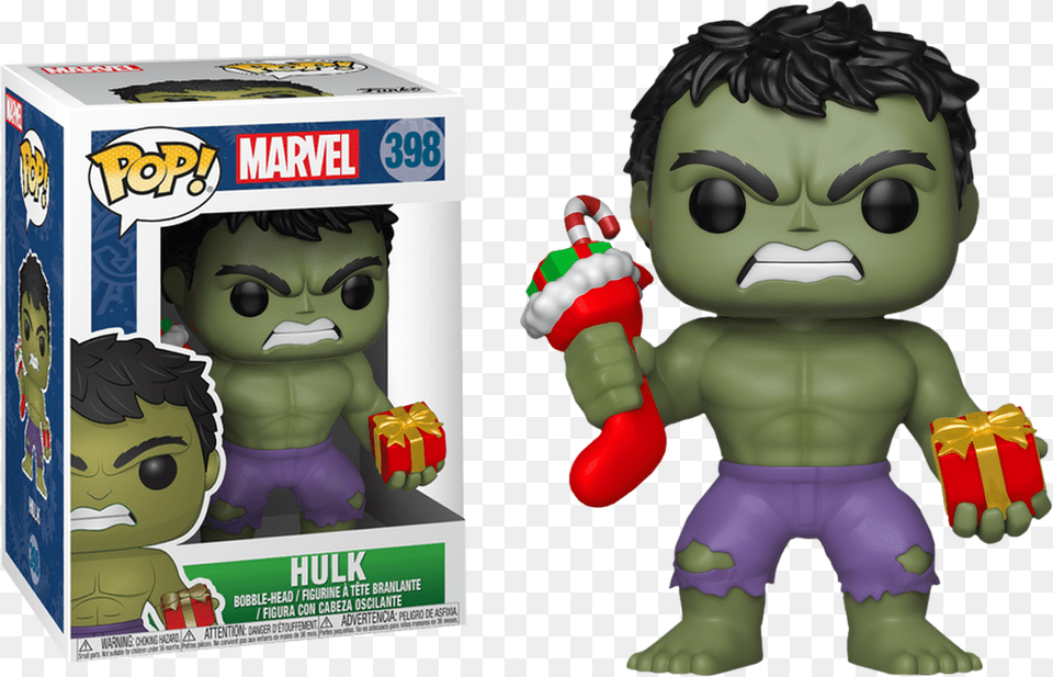 Marvel Holiday Pop With Christmas Stocking Vinyl Figure Eb Games Pop Marvel, Baby, Face, Head, Person Free Png