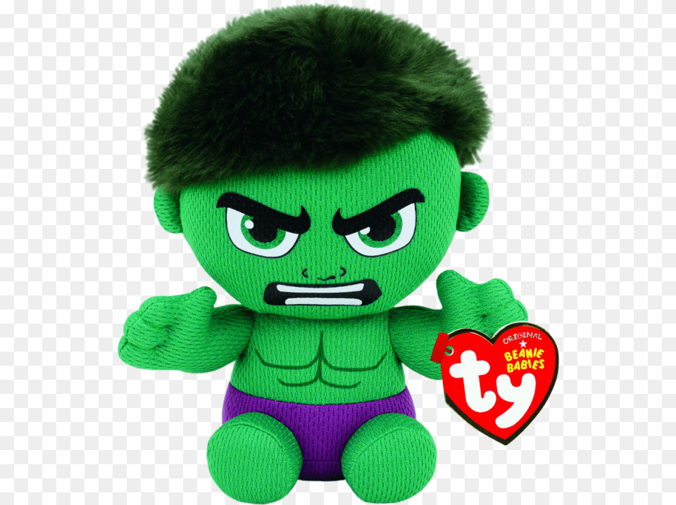 Marvel Hulk Beanie Babies Hulk Plush, Toy Png Image