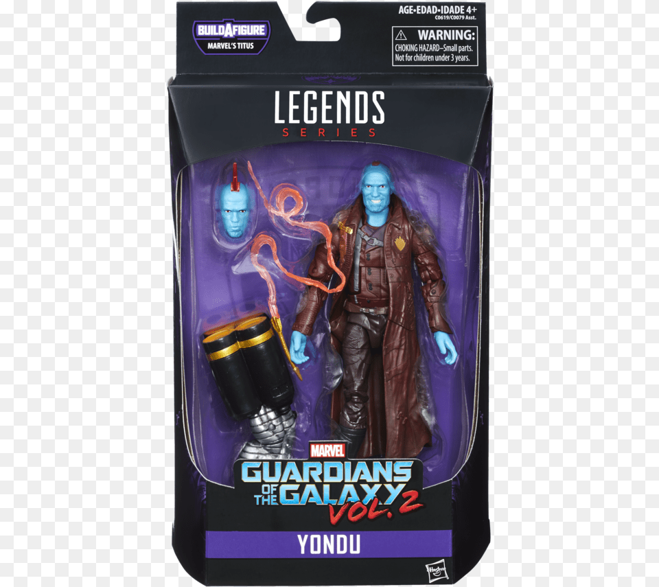 Marvel Legends 2017 Yondu Figure Packaged Marvel Guardians Of The Galaxy 6 Inch Legends Series, Clothing, Coat, Jacket, Adult Png Image