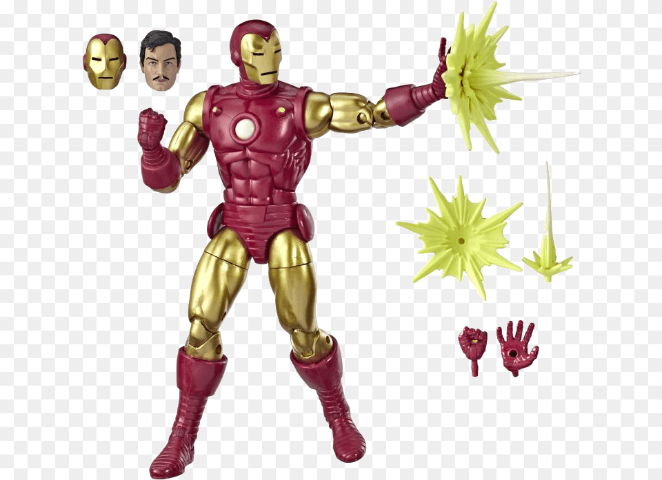 Marvel Legends 80th Anniversary Iron Man, Baby, Person, Face, Head Png