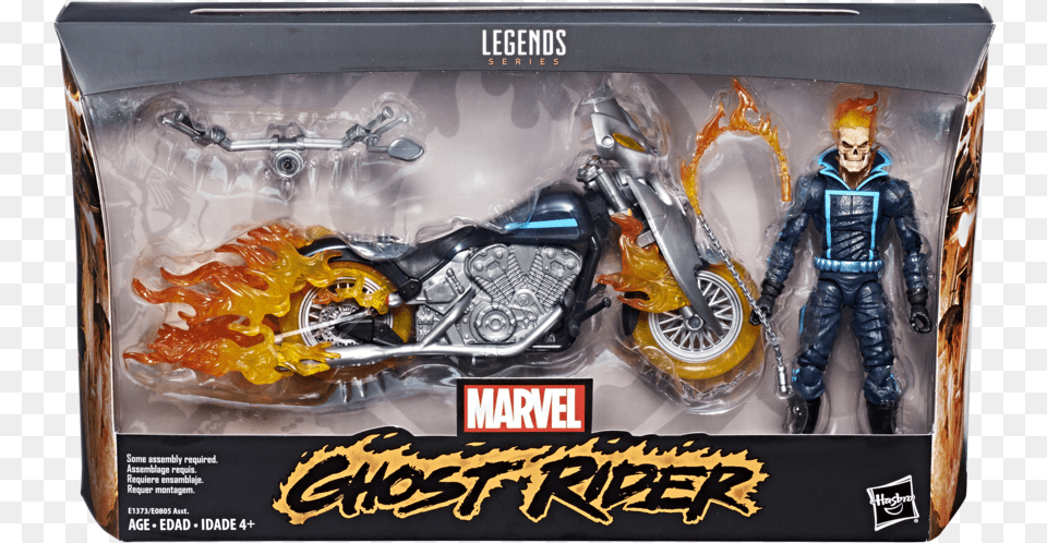 Marvel Legends Ghost Rider With Bike, Adult, Person, Man, Male Png