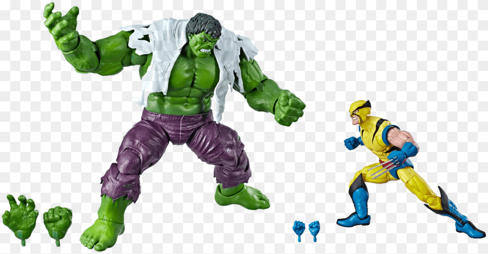 Marvel Legends Hulk And Wolverine, Baby, Person, Face, Head Free Png Download