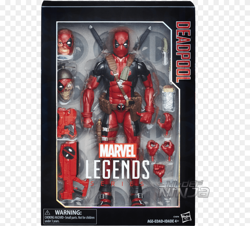 Marvel Legends Series 12 Inch Figures Deadpool Marvel Legends 12 Inch, Adult, Advertisement, Male, Man Free Png
