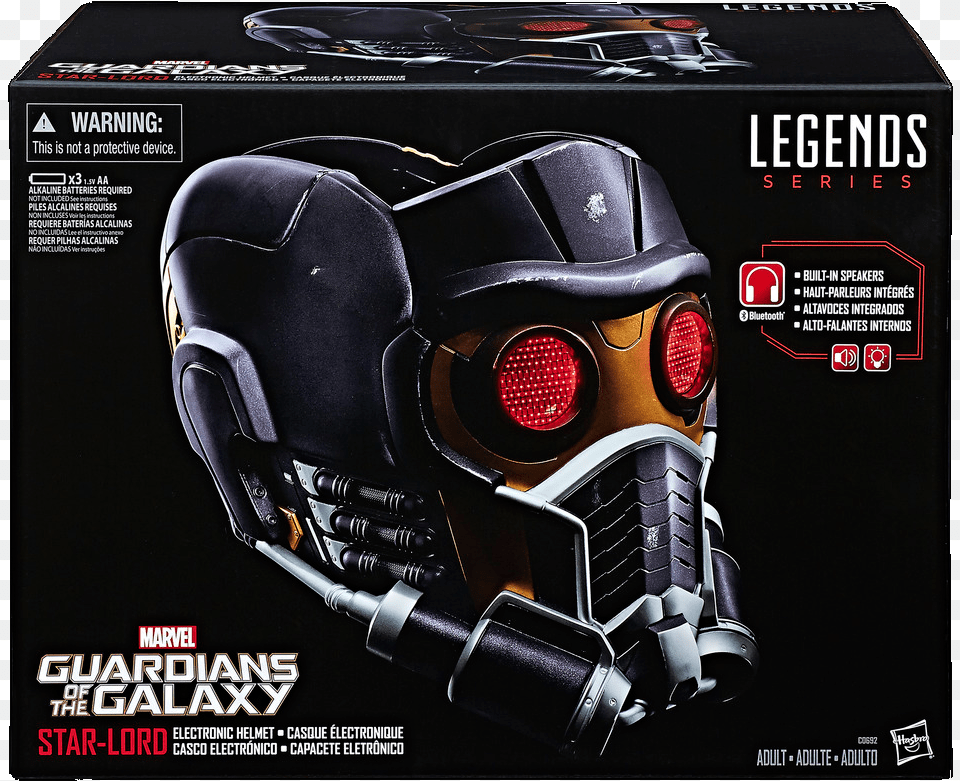 Marvel Legends Series Star Lord Helmet, Advertisement, Poster, Car, Transportation Png Image