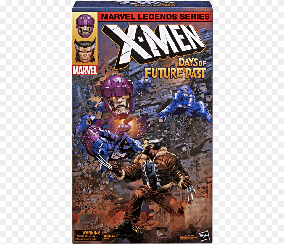 Marvel Legends Series Wolverine And Sentinel, Book, Comics, Publication, Adult Free Png