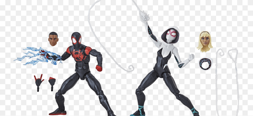 Marvel Legends Spider Man Into The Spider Verse 2 Pack, Adult, Male, Person, Face Png Image