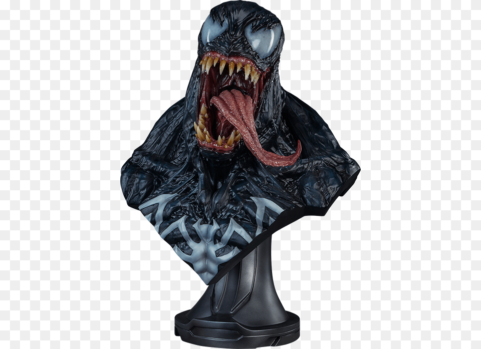 Marvel Life Size Bust Venom Venom Life Size Bust, Adult, Female, Person, Woman Png Image