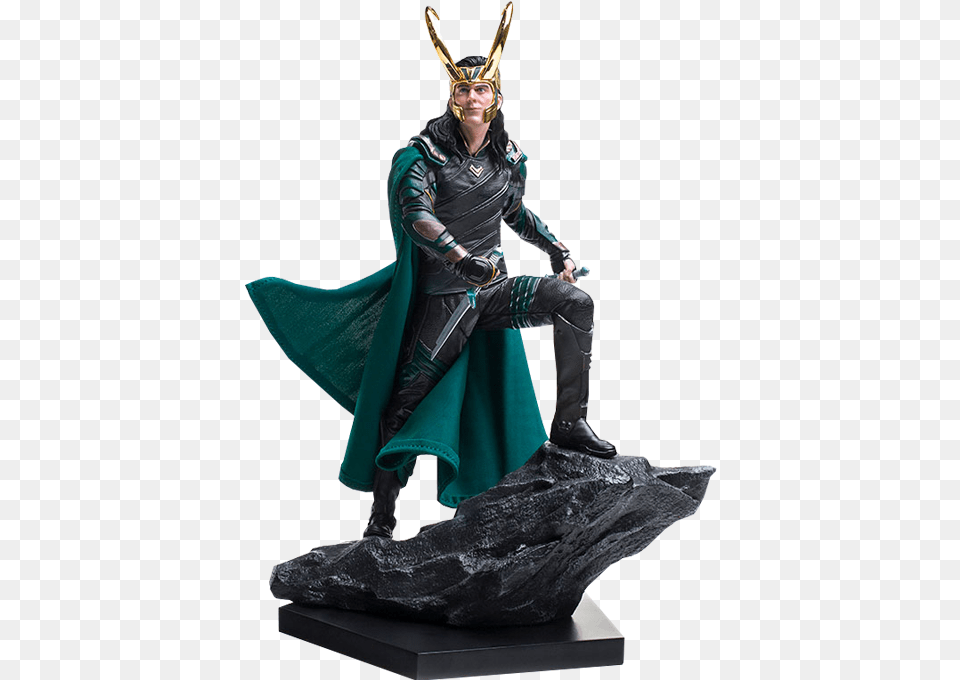 Marvel Loki Statue By Iron Studios Loki Statue, Figurine, Adult, Person, Female Png Image